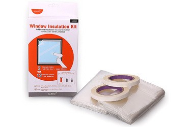 12 Windows or 2 Patio Doors Window Insulation Kit