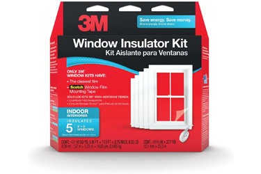 3M Indoor Window Insulator Kit Insulates