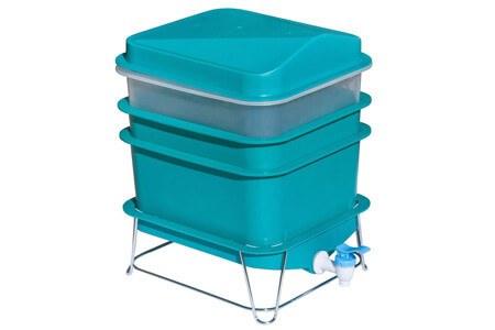 4-Tray Worm Factory Farm Compost Small Compact Bin Set