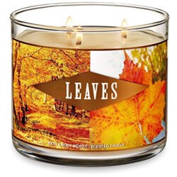 Bath & Body Works 3-Wick Scented Candle in Leaves