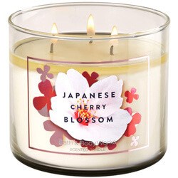 Bath and Body Works JAPANESE CHERRY BLOSSOM 3-Wick Candle