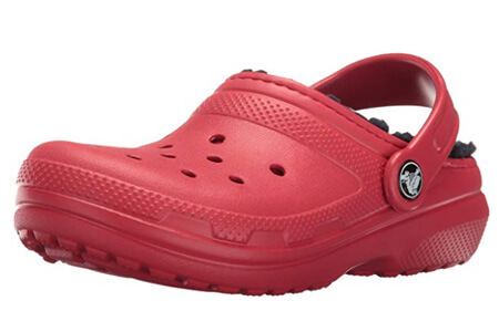 Crocs Kid's Classic Lined Clog  Indoor or Outdoor Warm and Cozy Toddler Shoe or Slipper