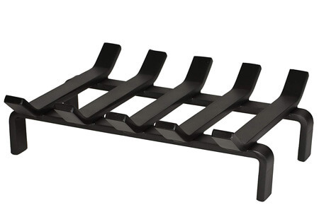 Heritage Products Heavy Duty 13 x 10 Inch Steel Grate for Wood Stove & Fireplace - Made in The USA