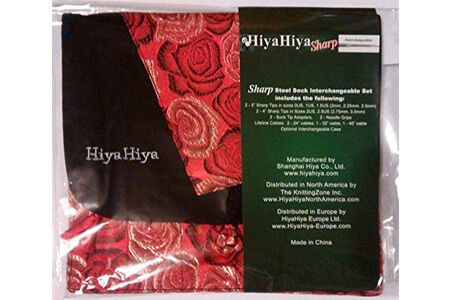 HiyaHiya SHARP Steel Interchangeable Circular Needles Sock Set