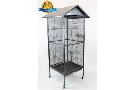 Homey Pet House Shape Bird Cockatoo Macaw Cage