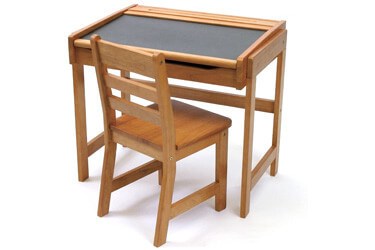 Lipper International Chalkboard Desk and Chair