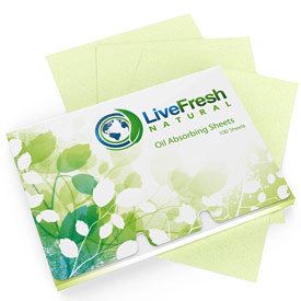 LiveFresh Natural Oil Blotting Paper