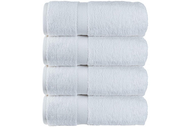 Luxury White Bath Towels Large