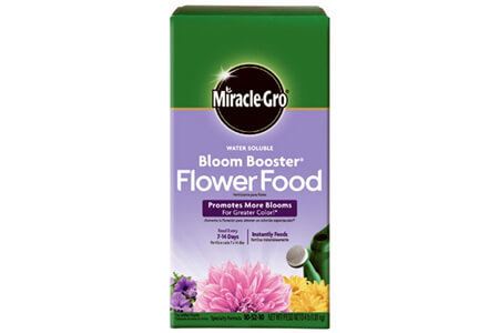 Miracle-Gro 146002 Water Soluble Bloom Booster Flower Food, 10-52-10, 4-Pound