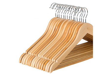 Multifunctional Solid Wood Suit Hangers