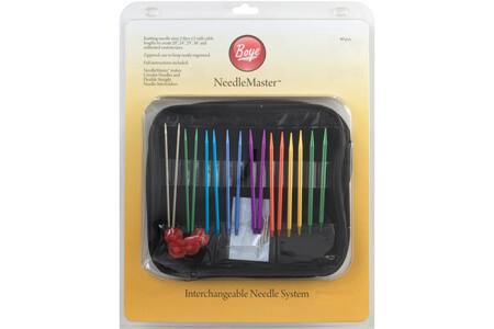 Needlemaster 40-Piece Interchangeable Aluminum Knitting Set