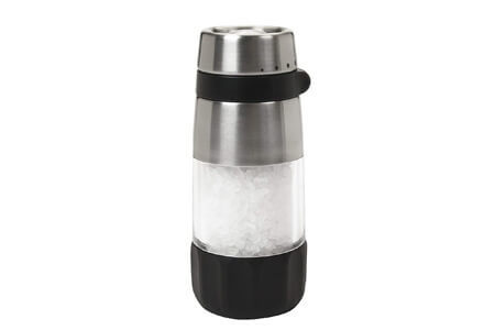 OXO Good Grips Accent Mess-Free Salt Grinder, Stainless Steel