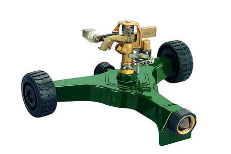 Orbit 56186N Brass Impact Sprinkler on Wheeled Base