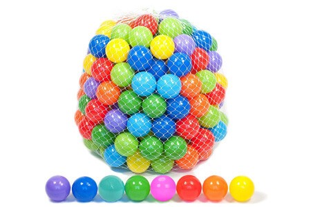 Playz 500 Soft Plastic Mini Play Balls