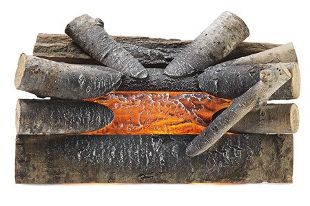 Pleasant Hearth 20 Electric Crackling Natural Wood Log