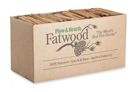 Plow & Hearth Boxed Fatwood Fire Starter