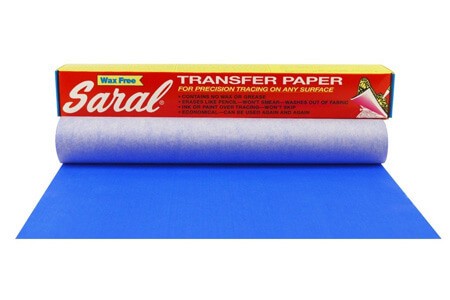 Saral Wax Free Transfer Paper-Blue-12 inches 12 foot Roll