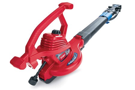 Toro 51621 UltraPlus Leaf Blower Vacuum, Variable-Speed (up to 250 mph) with Metal Impeller, 12 amp