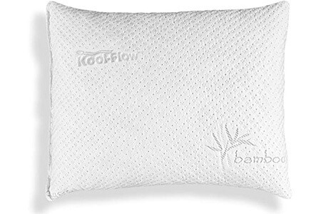 Xtreme Comforts Slim Shredded Memory Foam Bamboo Pillow