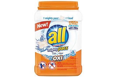 all Mighty Pacs Laundry Detergent