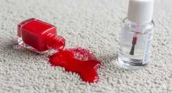 Does NAIL POLISH Remover Stain CARPET?